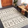 Carvapet Tappeti Runner Passatoia 90x150cm Antiscivolo Corridore Tappeto Lungo Tappeti di Zona Lavabile Morbido Microfibra Geometrico Tappeto Cucina(Beige)