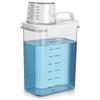 Kureny Dispenser per detersivo ermetico con misurino, contenitore per detersivo, dispenser multiuso in polvere, scatola detersivo per polvere, dosatore detersivo lavatrice, 1800ml