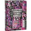 COMIX FLASH - Diario Giornaliero 13 Mesi, Diario Scuola 2024-2025, Ideale per Bambini e Ragazzi, con Copertina Rigida, Supporto Metallizzato e 448 Pagine, 13x17.8 cm, Rosa Flash