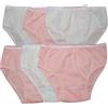 Fontana Calze Set da 12 Pezzi di Slip Bambina in Cotone 100% con Filato e Colori anallergici e Taglie dalla 2 Anni alla 8 (5)
