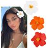 Moguri 3 fiocchi per capelli hawaiani, per donne, plumeria, ibisco, 8,75 cm, per vacanze in spiaggia e feste, accessori estivi