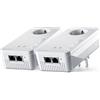 Devolo Mesh WiFi 2 - 1200 WiFi ac: 2 adattatori WiFi per Mesh WiFi in tutte le stanze, ideale per lo streaming (1200 Mbps, sistema tri-band, 3 prese LAN Gigabit)