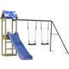 vidaXL AX Parco Giochi 308x340x195cm Torre Da Gioco Scivolo Altalena Doppia New 3279018