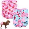 LURVOUS 2 Pezzi Pannolini per Cani Riutilizzabili, Pannolini Cane Femmina Lavabili Mutande Cane Femmina, Pantaloni Mestruali per Cani Pantaloni Stagione per Incontinenza