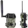 VBESTLIFE Telecamera da Trail 4K, Visione Notturna, Rilevamento del Movimento, Grandangolo da 120°, Pannello di Ricarica Solare, per Sorveglianza Esterna con Visualizzazione Remota 4G LTE