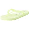 Calvin Klein Jeans Infradito Donna Beach Sandal Scarpe da Mare, Giallo (Lime Sorbet/Bright White), 39