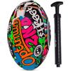 OPTIMUM Street II - Pallone da rugby da uomo Urban Play, equilibrato e reattivo, maneggevolezza e calci precisi, ottime prestazioni, opzioni con/senza pompa a 2 strati, palla da 410 g, misura 3, con