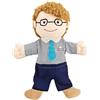 LOMTRATS Marionette a mano per bambini,Include nonno,nonna,papà,mamma,figlia,figlio con bocche aperte mobili,perfette per raccontare storie,insegnare,regali di compleanno,1Pcs