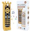 Orzbow Telecomando Giocattolo, Giocattoli Musicali Educativi per Bambini con Effetti Sonori Diversi, Giocattoli Sensoriali per Neonati Regalo per Bambini e Bambine, con Copertura in Silicone