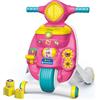Clementoni Baby Clementoni - Valentina Scooterina 2 in 1, Moto Bambini Spingibile Primi Passi 9+ Mesi, Centro attività Prima Infanzia per Imparare Lettere, Numeri e Parole, Made in Italy, Lingua Italiana, 17853