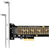 GLOTRENDS 22110 Adattatore M.2 NVMe a PCIe 4.0 X4, supporto PCIe 4.0/3.0 X4 a piena velocità (PA-22110)