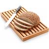 Point-Virgule Tagliere per pane in bambù, 42,5 x 25 x 3,5 cm