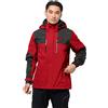 Jack Wolfskin Jasper Flex Men Giacca, Rosso Adrenaline, S Uomo