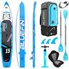 Bluefin SUP Bluefin Pacchetto per Cruise SUP | Tavola Gonfiabile da Stand Up Paddle | Pagaia in Vetroresina | Kit per Conversione Kayak | Tutti Gli Accessori | Dimensioni Multiple: 10'8, 12', 15'