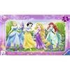 Ravensburger 06047 - Puzzle a Quadro, Le Passeggiate delle Principesse, 15 Pezzi