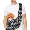 PETLOFT Reversibile Borsa Trasportino Zaino, Borsa da Trasporto per Cani Piccoli, Adjustable Borsa a Tracolla, Cross-Body Pet Sling Carrier con Gancio per Collare per Cane/Gatto Fino a 4.99kg