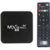 X88 MXQ Pro 5G 4K Android TV 13.1 Box Ram 1GB Rom 8GB Android Smart Box H.265 HD 3D Dual Band 2.4G/5G WiFi Quad Core Home Media Player