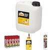 Loctite Pattex Vinilica Universale Colla liquida, Colla legno, sughero, feltro, tessuti, carta, cartone, ecc., Colla vinilica bianca all'uso e trasparente quando asciutta, tanica 5kg