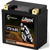 MOUDENSKAY Batteria moto al litio 12V Batteria Powersports al litio con BMS(YTX14-BS 12.8V 8Ah 500CCA) LiFePO4 per moto, ATV, UTV, d'acqua, ecc.