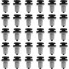 Be In Your Mind 30 x 3B0867333 - Clip di fissaggio per bagagliaio, con anello di protezione, compatibile con VW Transporter T5