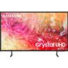 Samsung TV Crystal UHD 4K 50" UE50DU7170UXZT Smart Wi-Fi Black 2024, Processore 4K, Upscaling, Slim Look Design, OTS Lite [UE50DU7170UXZT]