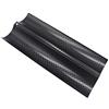 ETiME Stampo per Baguette, Stampo per Pane Francese con Rivestimento Antiaderente, Teglia per Baguette Forno, Inox e Perforati per 2 Baguette (Nero)