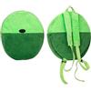 CozofLuv Zaino per donne e uomini, adatto per turismo o affari, Verde giallo, Green Yellow, Forma ovale