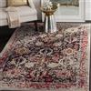 SAFAVIEH Tappeto Boho per Soggiorno, Sala da pranzo, Camera da letto - Monaco Collection, A Pelo Corto, Grigio e Multi, 122 X 170 cm