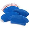 LotFancy 4 Pezzi Supporto di Carte da Gioco Holder Poker Porta Carte di Plastica a Mani Libere Porta Poker Colore Azzurro Confezioni da Scelta