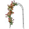 Arreditaly Arco Da Giardino Per Rose Piante Rampicanti Traliccio Pergolato Vite Decorazione Design Per Eventi Matrimoni Viali Sostegno In Metallo Verde Scuro 240 x 140 x 38 cm