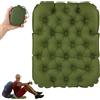EXLECO Cuscino Gonfiabile per Seduta Campeggio Tappetino Pieghevole Tappeto da Esterno Impermeabile Cuscino del Sedile Portatile Cuscini Termici Cuscino da Stadio per Escursioni Trekking Pesca Verde