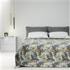 Byour3 - Copriletto Cotone Misto Matrimoniale Letto Singolo Piazza E Mezza Fantasia Primaverile Estivo Telo Arredo Copritutto Multiuso Copridivano GrandFoulard Coperta (Costa Rica, Matrimoniale)