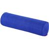 Easnea Cuscino rotondo in lino, cuscino a rullo lungo, supporto lombare, per alleviare il dolore al collo, cuscino cilindrico con fodera rimovibile per dormire/sedia/auto/divano, blu scuro, 15 x 40 cm