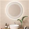 RELAX4LIFE specchio da bagno rotondo con illuminazione, specchio LED Ø 60 cm, 3 temperature di colore e interruttore touch, antiappannamento