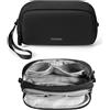 tomtoc Borsa Organizer per Elettronica, Borsa Portacavi per Accessori da Viaggio, Borsa Tecnologica Organizzatrice di Cavi per Accessori, Powerbank, Telefono Cellulare, Oggetti di Uso Quotidiano