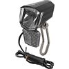 M-WAVE Dynamo Headlight Apollon D 50, 50 Lux, 6V/2.2W, with Bracket, with German Approval No., Am