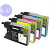 BROTHER COMPATIBILE BROTHER CARTUCCIA LC1280XL MULTIPACK COMPATIBILE (1bk+1c+1m+1y) - LC-1280XLVALBP