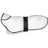 Trixie Tarbes - Impermeabile per cani, 46 cm, colore: Trasparente/Nero
