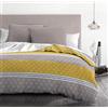 HOME LINGE PASSION Parure copripiumino 140 x 200 Ophrys