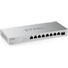 Zyxel 8-Port 2.5G Multi-Gig Unmanaged Switch con 1 x 10G SFP+ | montaggio a parete o da tavolo [XMG-108]