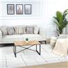 Livabliss Kalix Tappeto Salotto Moderno Astratto Tappeto Soggiorno, Camera da Letto, Pranzo Moderni Tappeti Effetto Marmo, Morbido e Pelo Corto, Ampio 160x213 cm, Arancione, Marrone e Crema