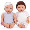 LullaBaby - Set di bambole gemelle - Bambino e bambina - Bambole gemelle realistiche da 36 cm - Toni della pelle chiari e occhi azzurri - Giocattolo per bambini da 2 anni in su