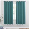 PONY DANCE Tende per Finestre Piccole Oscuranti Curtains Decorazione Casa Tenda Termica con Occhielli per Camera da Letto e Salotto 2 Pezzi L 117 x A 137 cm, Sea Teal