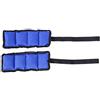 Lupex Shop - Coppia di Pesi per caviglie e polsi, 1 kg x2, sacco in sabbia regolabile con strappo, per allenamento palestra, running e fitness