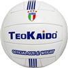CUCUBA Pallone Da Volley Beach Volley Pro Water Resistent Modello con Scudetto Tricolore Italia (Bianco Rosso Verde) per Allenamento o Partita Diametro 21 cm