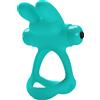 Pretty Love Passionate Dante Dual Vibration Ring Aqua Green