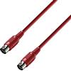 Adam Hall Cables Adam Hall 3 Star Series - Cavo MIDI, 1,5 m, colore rosso