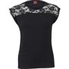 Spiral Direct Urban Fashion-Lace Shift Elegant Top, Nero (Black 001), 40 (Taglia Produttore: Small) Donna