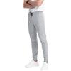 Ombre Pantaloni lunghi della tuta con tasche con zip cuciture asimmetriche coulisse di serraggio Jogger Fitness Sport Casual e Funzionale, grigio, L