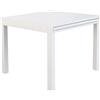 Cosma Tavolo allungabile in alluminio 90/180x90x75h cm colore Bianco mod. Hawaii